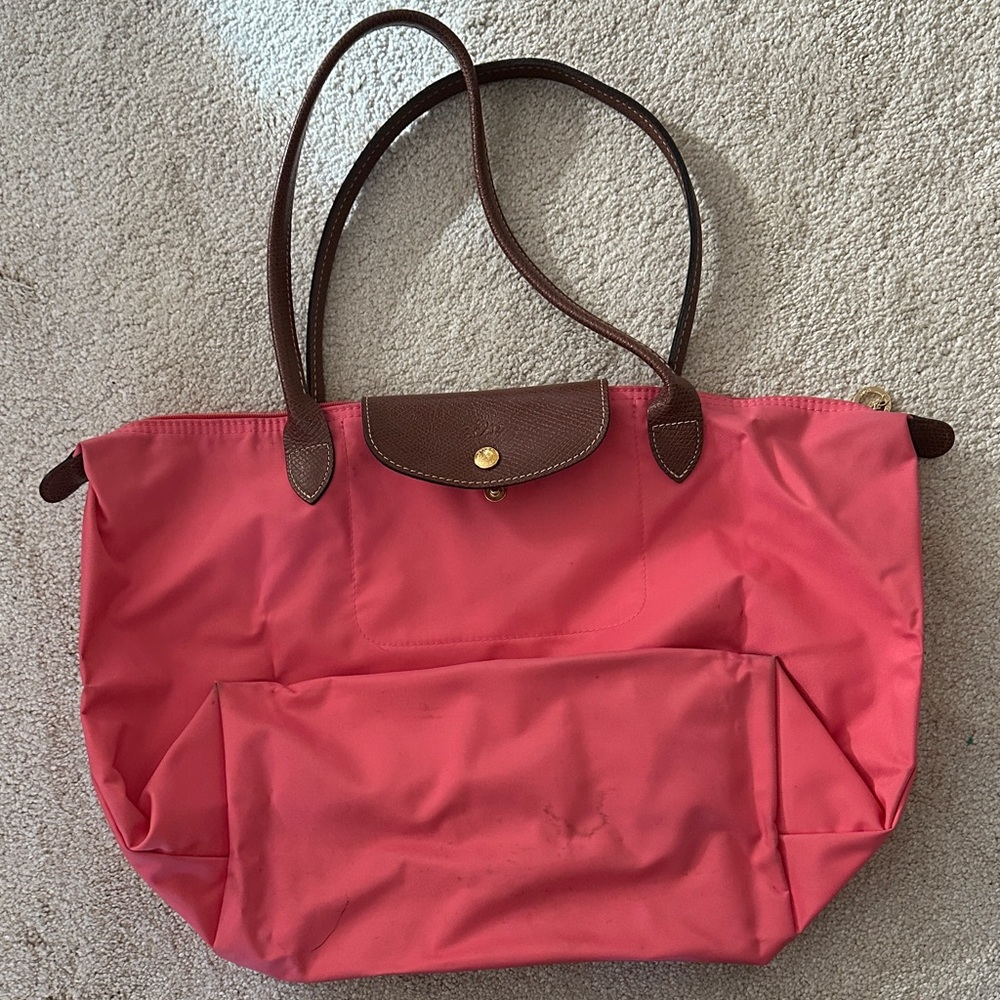 Long Champ Large Le Pliage Tote - Picture 2 of 8